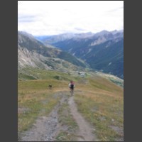 Vue plongeante sur la valle de Larche