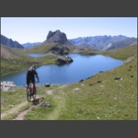 Descente sur le lac de Ruburent