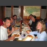 Repas arros au refuge Campo Base