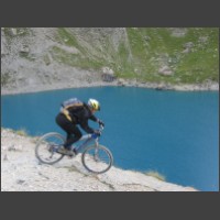 Faby et le lac